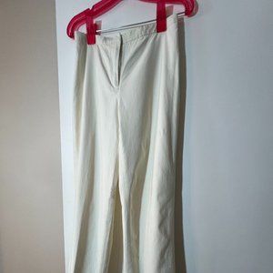 Alfani size 4 stretch, lined pant-cream.